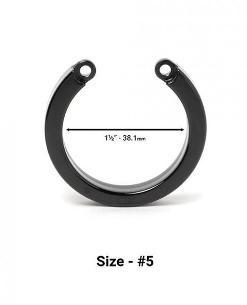 Cock Cage U-ring #5 - Black Sex Toy Product