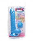 Curve Novelties Lollicock 7" Silicone Dildo W/balls - Berry Sex Toy Product