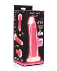 Curve Toys Lollicock 7" Glow In The Dark Silicone Dildo - Pink Sex Toy Product