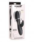 Curve Novelties Power Bunnies Dizzy Rotating Vibrator W/rotating Beads - Black Sex Toy Product