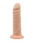 Silexd Model 4 7" Silexpan Memory Silicone Dildo - Ivory Sex Toy Product