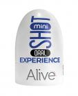 Alive Experience Oral Mini Shot Masturbator - Flesh Sex Toy Product
