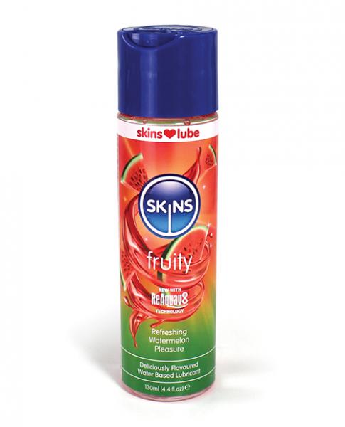 Skins Water Based Lubricant - 4.4 Oz Watermelon Sex Toy Product