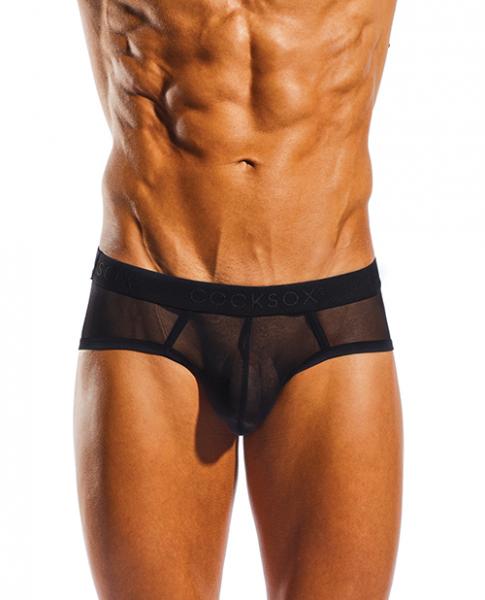 Cocksox Mesh Contour Pouch Sports Brief Nero S Sex Toy Product