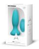 A Play Rechargeable Silicone Adventurous Anal Plug W/remote - Teal Sex Toy Product Image 2