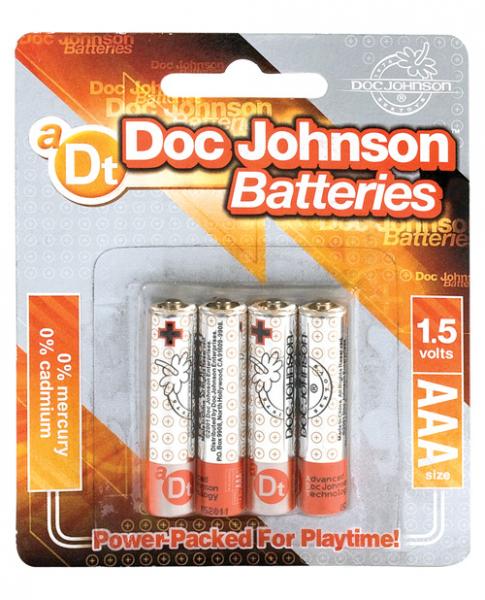 Doc Johnson AAA Batteries 4 Pack Sex Toy Product