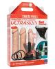 Vac-U-Lock Vibrating Ultraskyn Couples Set with Remote - Beige Sex Toy Product Image 3