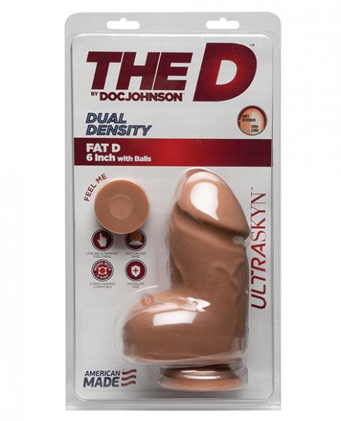 The D 6" Fat D W/balls - Caramel Sex Toy Product