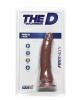 The D Thin D 7 inches Firmskyn Caramel Brown Dildo Sex Toy Product Image 2
