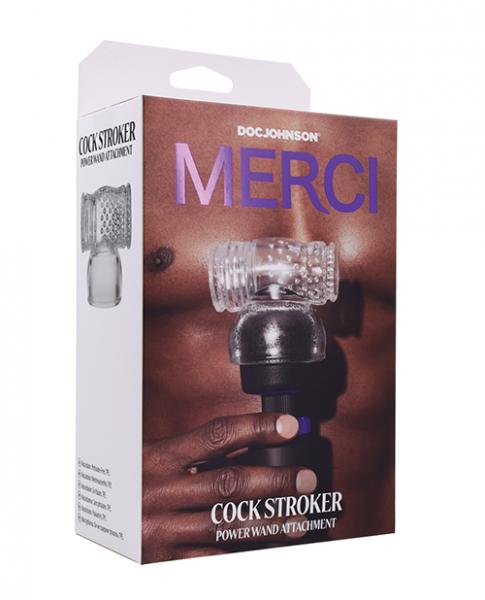 Merci Wand Cock Stroker Attachment - Clear Sex Toy Product