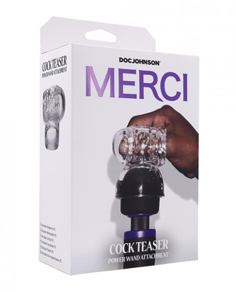 Merci Wand Cock Teaser Attachment - Clear Sex Toy Product