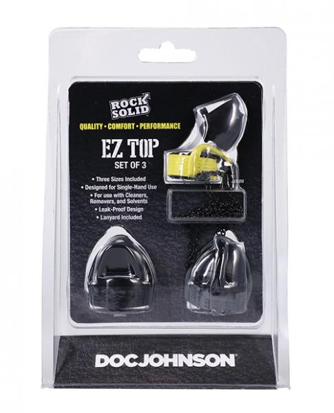 Rock Solid Ez Top Topper - Set Of 3 Sex Toy Product