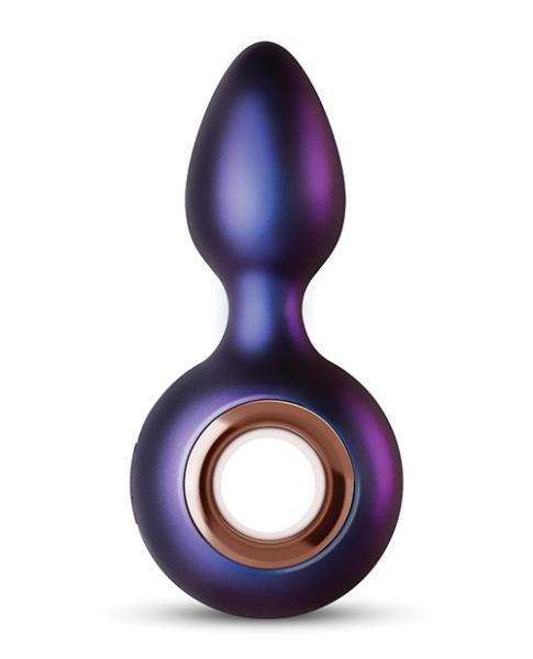 Hueman Deep Space Vibrating Anal Plug - Purple Sex Toy Product