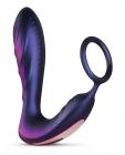 Hueman Black Hole Anal Vibrator W/cock Ring - Purple Sex Toy Product