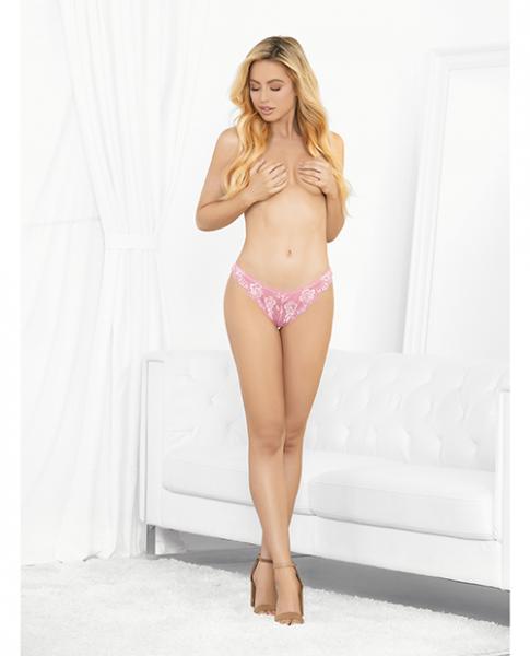 Tanga Panty Strawberry Creme O/s Sex Toy Product