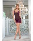 Holiday Valentines Jewel Front Chemise Berry Large Sex Toy Product
