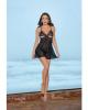 Sheer Strappy Back Babydoll Black Large Sex Toy Product Image 1