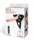 Lux Fetish 8.5" Realistic Vibrating Dildo W/strap On Harness Set Sex Toy Product