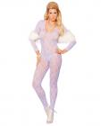Vivace Long Sleeve Lace Bodystocking Open Crotch Lilac Qn Sex Toy Product