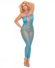 Vivace Crochet Footless Bodystocking Open Crotch Blue Qn Sex Toy Product