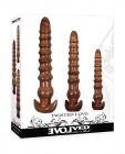 Evolved Twisted Love 3 Pc Plug Set - Gold Sex Toy Product