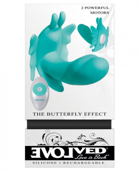 The Butterfly Effect Green Rabbit Style Vibrator Sex Toy Product