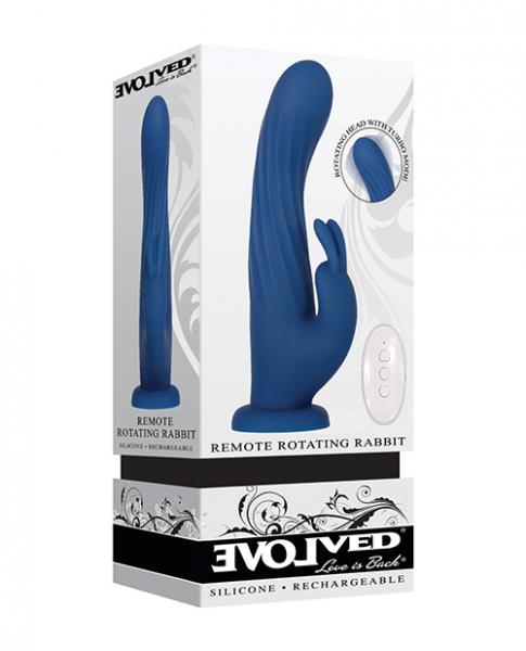 Evolved Remote Rotating Rabbit - Blue Sex Toy Product