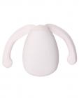 Eva II Hands Free Clitoral Stimulator Quartz White Sex Toy Product
