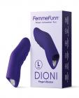 Femme Funn Dioni Wearable Finger Vibe - Large Dark Purple Sex Toy Product