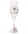 Bride To Be Champagne Glass with White Lace Trim Sex Toy Product