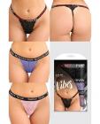 Vibes F*ck 3 Pack Thongs Assorted Colors O/s Sex Toy Product