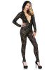 Mia Lace Hood Jumpsuit Black M/L Sex Toy Product Image 1