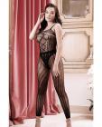 Sheer In Your Dreams Bodysuit & High Waist Legging Black O/s Sex Toy Product