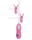 Gigaluv Vibro Clamps - 10 Functions Pink Sex Toy Product