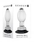 Gender X Crystal Ball Plug W/suction Cup - Clear Sex Toy Product
