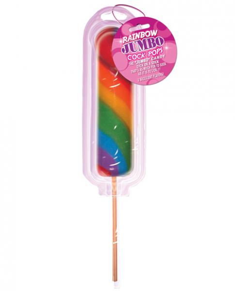 Jumbo Rainbow Pop on Blister Card Sex Toy Product