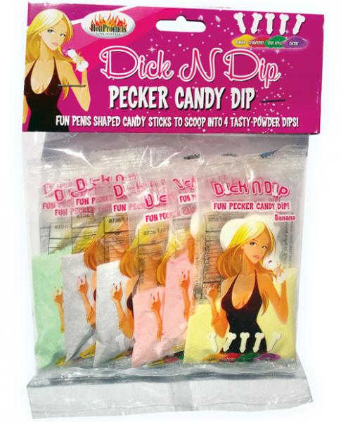 Dick N Dip Assorted Flavors Pack Of 8 Sex Toy Product