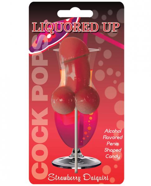 Cock Pop Strawberry Daiquiri Flavor Lollipop Sex Toy Product