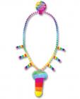 Rainbow Pecker Whistle Necklace Sex Toy Product