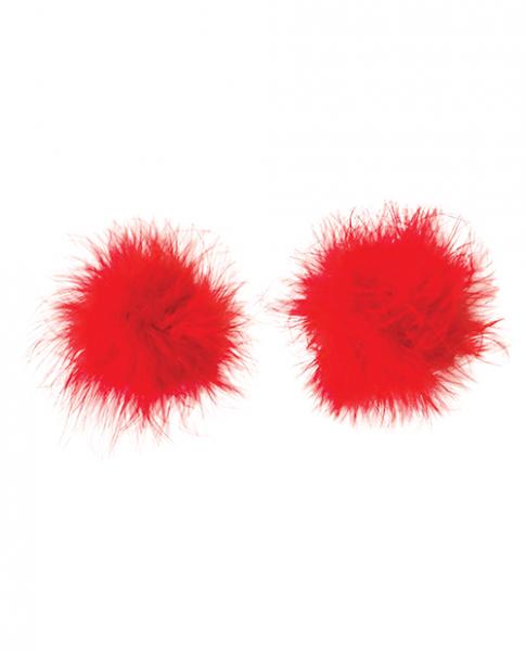 Nipplicious Furball Pasties - Red Sex Toy Product