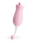 Dora Rose Toy Clit Vibrator & Tongue Licker - Pink Sex Toy Product