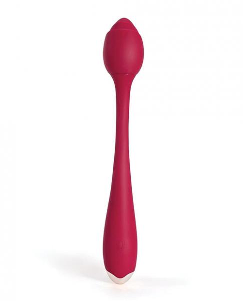 Rosette Clitoral & G Spot Vibrator - Red Sex Toy Product
