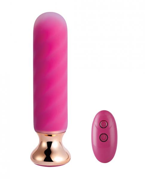 Rose Twister Hands-free Remote Vibrating Anal Plug Sex Toy Product