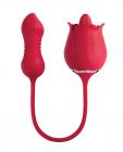 Fiona Plus Rose Clit Licking Stimulator & Thrusting Egg - Red Sex Toy Product