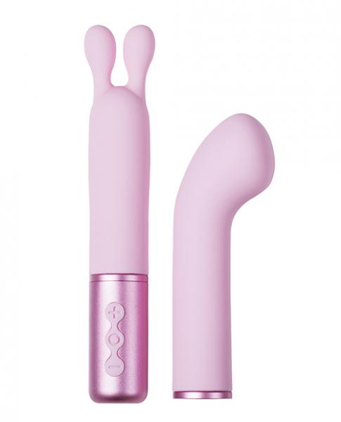 The Naughty Collection Interchangeable Heads Vibrator - Pinki Bundle Sex Toy Product