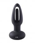 Snuggy Flapping Anal Plug Vibrator- Black Sex Toy Product