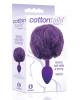 Cottontails Bunny Tail Silicone Butt Plug Purple Sex Toy Product Image 2