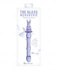 Glass Menagerie Rabbit Glass Dildo - Pink Sex Toy Product