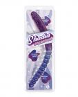 Shades Jelly Tpr Gradient Double Dong - Blue/violet Sex Toy Product