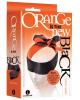 Orange Is The New Black Satin Sash Reversible Blindfold Black Orange Sex Toy Product Image 3